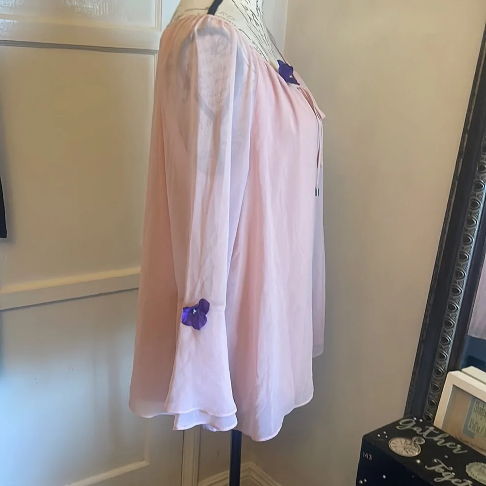 Long sleeve pink blouse - Picture 5 of 12